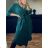 Shirt short sleeve dress women (UNI S-L) ITALIAN FASHION IMD20091 zelená khaki L/XL