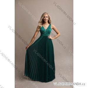 Women's Long Elegant Strapless Party Dress (SL) FRENCH FASHION FMPEL23JOELY