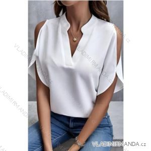 Women's Short Sleeve Tunic/Blouse (S/M/L ONE SIZE) ITALIAN FASHION IMD23109