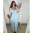 Women's Strapless Long Party Dress (XL/2XL BIG SIZE) ITALIAN FASHION IMPSH245192A Light blue XL/2XL