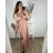Women's Strapless Long Party Dress (XL/2XL BIG SIZE) ITALIAN FASHION IMPSH245192A Light blue XL/2XL