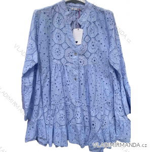 Women's Long Sleeve Shirt Dress (S/M ONE SIZE) ITALIAN FASHION IMWD232607