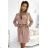 284-2 CAMILLE Shirt dress with pockets - beige