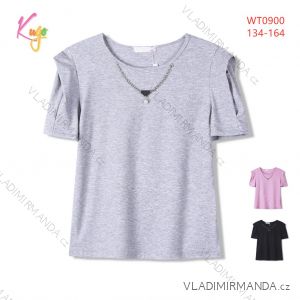 Girls' Short Sleeve T-Shirt (134-164) KUGO FL1209