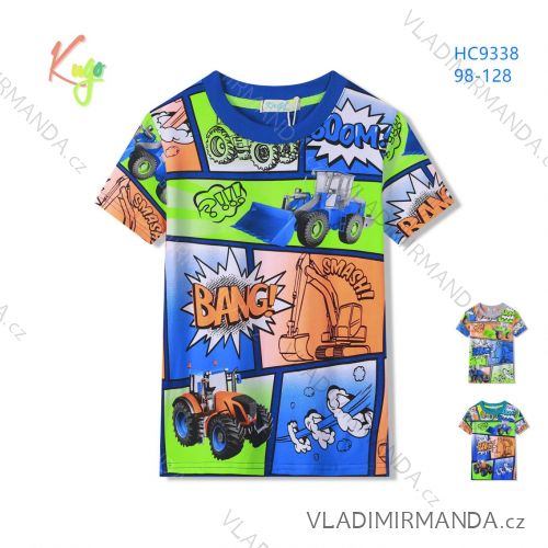 T-shirt short sleeve children's boys (98-128) KUGO HC0699