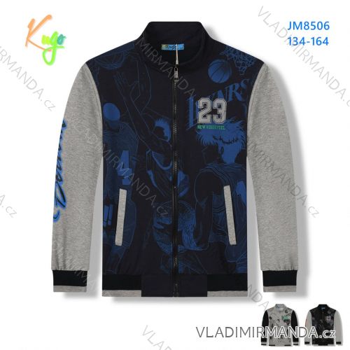 Sweatshirt warm warm-up girl zip (134-164) KUGO M2513