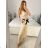 Women's Long Sleeve Knitted Turtleneck Sweater (S/M ONE SIZE) ITALIAN FASHION IM323001