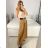 Women's elegant oversize long pants with belt (S/M/L ONE SIZE) ITALIAN FASHION IM324060
