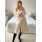 Women's Button Up Fluff Coat With Hood (S/M/L ONE SIZE) ITALIAN FASHION IM423600