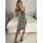 Women's Long Chiffon Short Sleeve Dress (S/M ONE SIZE) ITALIAN FASHION IMWGS231048