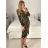 Women's Long Chiffon Short Sleeve Dress (S/M ONE SIZE) ITALIAN FASHION IMWGS231048