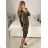Women's Long Chiffon Short Sleeve Dress (S/M ONE SIZE) ITALIAN FASHION IMWGS231048