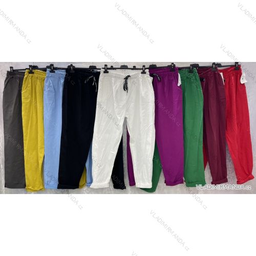WOMEN'S LONG PANTS PLUS SIZE (3XL/4XL ONE SIZE) ITALIAN FASHION IMWQ24155