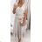 Summer cotton lace carmen women's dress (S / M ONE SIZE) ITALIAN FASHION IMWA222609
