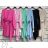 Women's Long Chiffon Short Sleeve Dress (S/M ONE SIZE) ITALIAN FASHION IMWGS231048