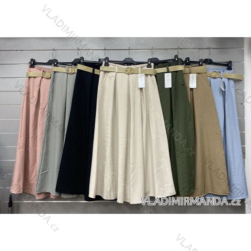 Women's Long Stretch Sleeveless Summer Dress (S / M / L ONE SIZE) ITALIAN FASHION IMWC222492