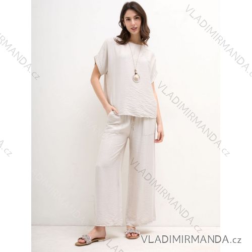 Buttoned Dress with Buttoned Ladies (uni s-m) ITALIAN FASHION IM2203948