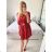 Women's Summer Short Sleeve Dress (S / M ONE SIZE) ITALIAN FASHION IMWB22017 -   beige -   S / M