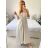 Elegant Long Sleeve Dress Women (S / M.ONE SIZE) ITALIAN FASHION IMM211302