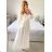 Women's Long Party Satin Long Sleeve Dress (S/M ONE SIZE) ITALIAN FASHION IMPLI233893