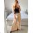 Women's Long Leather Pants (S/M ONE SIZE) ITALIAN FASHION IMWAD234126