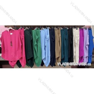 Tunic / blouse long sleeve women's oversized (XL / 2XL ONE SIZE) ITALIAN FASHION IMWQ2191650