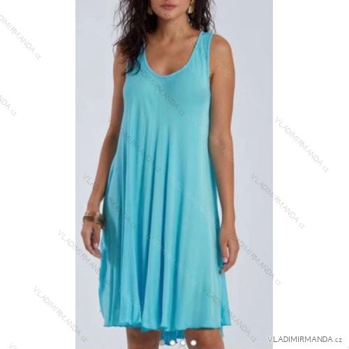 Women's Long Chiffon Short Sleeve Dress (S/M ONE SIZE) ITALIAN FASHION IMWGS231048