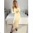 Women's Elegant Long Sleeve Dress (S/M ONE SIZE) ITALIAN FASHION IMM23M6062