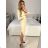 Women's Elegant Long Sleeve Dress (S/M ONE SIZE) ITALIAN FASHION IMM23M6062 -   beige -   S / M