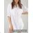 Women's Long Sleeve Hoodie Dress (S / M ONE SIZE) ITALIAN FASHION IMWA216095