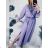 Women's Long Sleeve Hoodie Dress (S / M ONE SIZE) ITALIAN FASHION IMWA216095