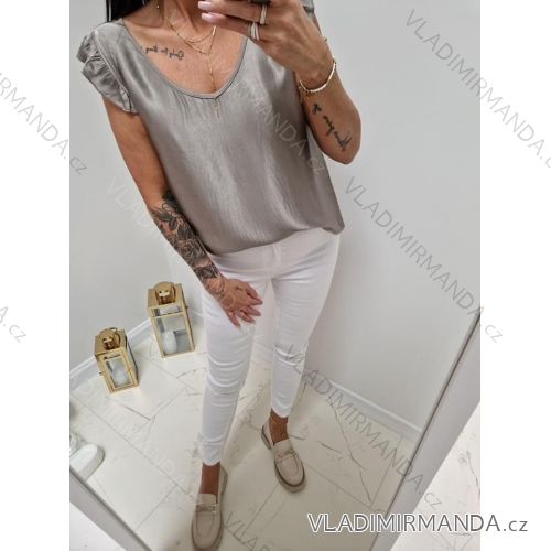Women's Long Sleeve Hoodie Dress (S / M ONE SIZE) ITALIAN FASHION IMWA216095