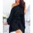Women's Knitted Sweater Dress Set (S/M ONE SIZE) ITALIAN FASHION IMWE223972