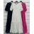 Women's Long Sleeve Hoodie Dress (S / M ONE SIZE) ITALIAN FASHION IMWA216095