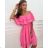 Women's Long Sleeve Hoodie Dress (S / M ONE SIZE) ITALIAN FASHION IMWA216095