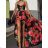 Women's Long Sleeve Hoodie Dress (S / M ONE SIZE) ITALIAN FASHION IMWA216095
