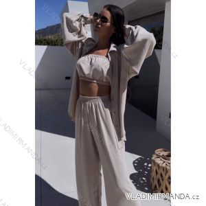 Women's Long Sleeve Hoodie Dress (S / M ONE SIZE) ITALIAN FASHION IMWA216095