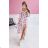 Women's Long Sleeve Hoodie Dress (S / M ONE SIZE) ITALIAN FASHION IMWA216095