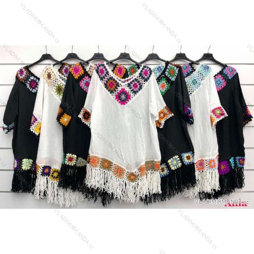 Women's Long Sleeve Hoodie Dress (S / M ONE SIZE) ITALIAN FASHION IMWA216095