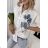 Women's Long Chiffon Short Sleeve Dress (S/M ONE SIZE) ITALIAN FASHION IMSM24072