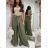 Women's Long Chiffon Short Sleeve Dress (S/M ONE SIZE) ITALIAN FASHION IMWGM23456