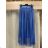 Women's Long Denim Skirt (S/M/L ONE SIZE) ITALIAN FASHION IMD24020 L/XL Brown