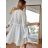 Summer plaid bathrobe bathrobe long sleeve women (S / M ONE SIZE) ITALIAN FASHION IMM22923