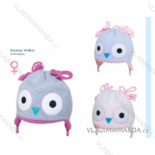 Winter Baby Girls Hat (44-46) YO! CZ-087