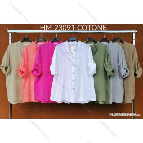 Women's T-Shirt Short Sleeve (S / M / L ONE SIZE) ITALIAN FASHION IMWC222158