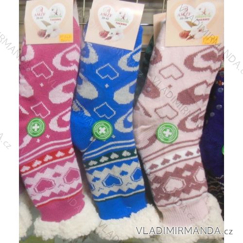 Socks insulated with cotton. thermo women (35-42) AMZF PB767

