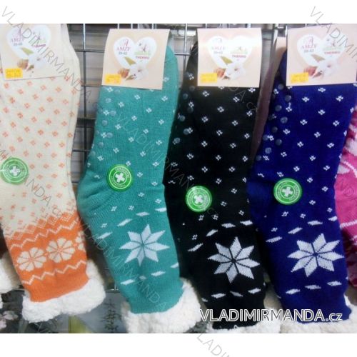 Socks insulated with cotton. thermo women (35-42) AMZF PB766
