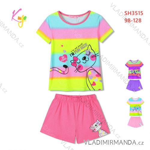 Set long-sleeved sweatshirt and sweatpants children's teen girl (98-128) KUGO JS0730
