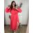 Women's Long Sleeve Shirt Dress (S/M ONE SIZE) ITALIAN FASHION IMWD232607