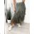Women's Long Denim Skirt (S/M/L ONE SIZE) ITALIAN FASHION IMD24020